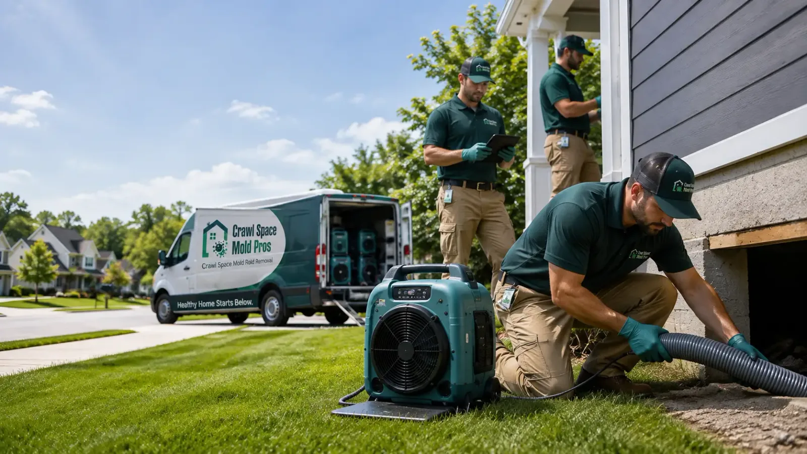 Crawl Space Mold Removal in Buckingham, VA